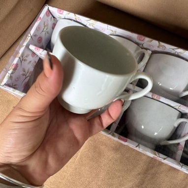 Juegos de tazas para café de cerámica de 12 piezas 🌸 Varios modelos - Img 118625767