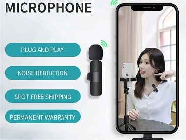 Audífonos micrófono soporte para celular con trípode. - Img 65977173