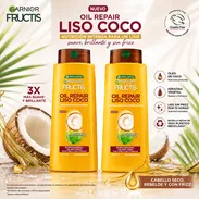 Set S/A Garnier Fructis Oil Repair Liso Coco - Img 54271812