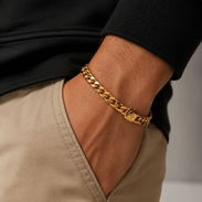 ☎️53544655 🛵 Entrega Disponible ⭐ Pulsera Cadena Cubana 8 mm – 7"⭐ - Img 56884662