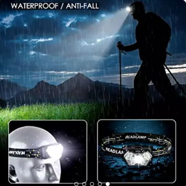 Linterna LED para cabeza (9 LED)//Multiples usos//Trabajos en lugares de escasa iluminación,oficios de precisión//Nueva - Img 82348743
