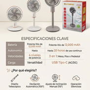 Ventilador recargable jysuper 3 en 1 - Img 55625131