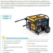 Planta eléctrica marca Atlas Copco 8000wat - Img 54819870