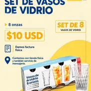 🥂 SET DE 8 VASOS DE VIDRIO✨ - Img 58004424