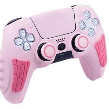 Funda de silicona para mando Dualsense PS5 + funda de joysticks + cubierta protectora del táctil - Img 123349274