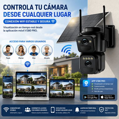Camara de vigilancia/NO REQUIERE ELECTRICIDAD/automático - Img 126935573
