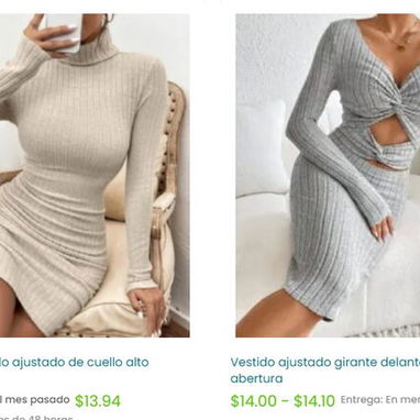 Vestidos varios estilos Verano / Invierno / Trabajo / Noche / Ropa de mujer - 5/5