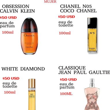 Perfumes originales importados de Estados Unidos - 10/10