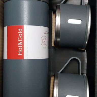 Termo de metal con 3 tazas - Img 125472603