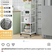 Estantería de 5 niveles con ruedas 30 - Img 56644767