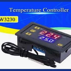 RELOJ DE VOLTAJE Y TEMPERATURA DE AUTOS 12-24V - Img 119482983