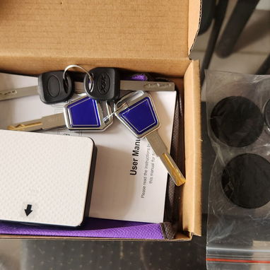 🔐Caja fuerte digital completa (con llaves, anclajes y protecciones) - 2/3