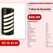 LÁMPARA DE PARED CILÍNDRICA 20W VPT-0159 - Img 56216041