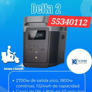 🚨*REBAJA*👈👈 ⚡*ECOFLOW DELTA 2* 💥2700w pico, 1800w continua, 1024wh capacidad 🪫4000 ciclos de carga a más de 80% - Img 55289685