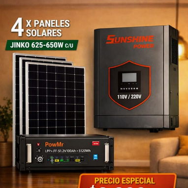 Kit solar, tenemos varias ofertas somos de Pinar del Rio. Precio en las fotos - 10/10