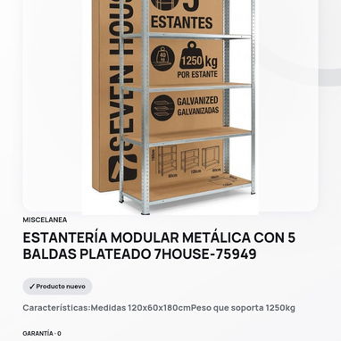 Estante de metal - 3/3
