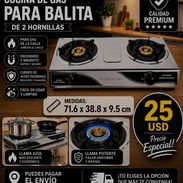 Cocina para gas de balita 2 hornillas - Img 56456070