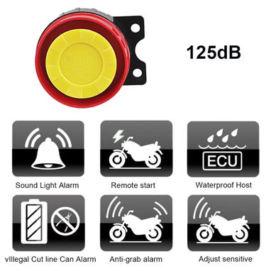 Sistema de alarma de alta potencia para motocicleta - Img 86873716