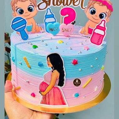 Baby shower revelación de género - 8/10