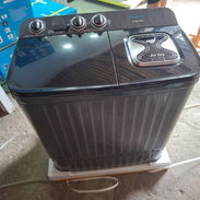 De 9kg Lavadora Semiautomática marca MILEXUS color negra nueva en su caja con garantía ✅️ - Img 55842532