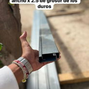 Purles galvanizados de 2 .50 m x 7 cm de ancho xy 2 .05 de grosol - Img 53591802