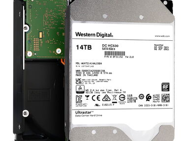 Western Digital 14TB Ultrastar DC HC530 HDD INTERNO - 7200 RPM  SATA 6 Gb/s, 512MB Cache, 3.5" SELLADO - Img main-image