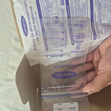 Bolsas recolectoras de leche materna. - 2/2
