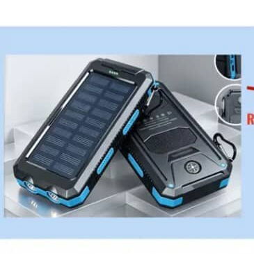 Cargador/Linterna portátil solar 20000mAh - 3/4