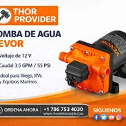 Bomba de Agua VEVOR 12V DC 3.5 GPM 55 PSI Autocebante Diafragma Negro Naranja. - Img 55114747
