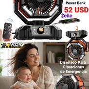 Ventilador recargable F6 16 mil miliamperes - Img 55662228