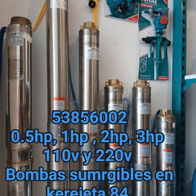 💧 ¡AGUA DONDE OTROS NO LLEGAN! 💧🚰‼️ Bombas sumergibles ‼️☎️5️⃣3️⃣8️⃣5️⃣6️⃣0️⃣0️⃣2️⃣☎️ - Img 124559373