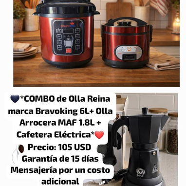 Combos de Arrocera y Ollas Reinas y de Arroceras+Ollas Reinas+Cafetera o Batidora - 6/6