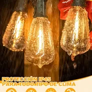 Guirnaldas 15 Metros 27 Bombillas LED Vintage, luces decorativas exterior 15 Metros 25+2 Bombilla 💡 📦 - Img 47746318