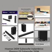 Oferta Calidad extrema Pheanoo Barra de sonido TV 200w Subwoofer/Salida óptica/Bluetooth/USB/Rca.OKM sellada en caja - Img 45384442