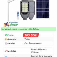 Lámpara Solar Rolinger 800W: potente, económica y no depende de la red eléctrica. Solo necesitas el sol y listo. ☀️ ✅ T - Img 57599762