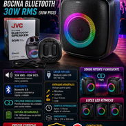 🔊 JVC🔊 BOCINA BLUETOOTH JVC 35W POTENCIA - EXCENTE AUDIO. MENSAJERIA CON FACTURA Y GARANTÍA. 📲 54833699 - Img 55830487