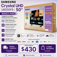 Samsung de 50” 4K Crystal UHD U8000FB modelo 2025 Smart TV - Img 57145654