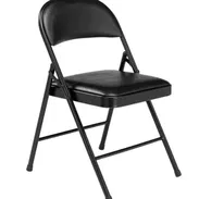 🪑 *SILLA PLEGABLE CON ASIENTO ACOLCHADO* 💲 *Precio: 30 USD* ✅ Estructura resistente y duradera Fabricada en tubo metál - Img 55733891