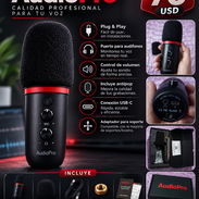 🎙️ MICRÓFONO USB AUDIOPRO – COMO NUEVO 🔥 Antes: 90 USD 💥 AHORA SOLO: 70 USD 💥 - Img 56374461