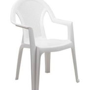 Silla con Reposabrazos 7HOUSE Dimensiones: 59x53x89cm Marca 7HOUSE Color Marrón , Blanco y Verde - Img 57911620