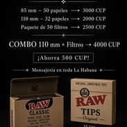 Papel de liar cigarros marca Raw Cartinas - Img 57814580