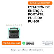 ESTACIÓN DE ENERGÍA PORTÁTIL PULEIDA PU-300 - Img 58467149