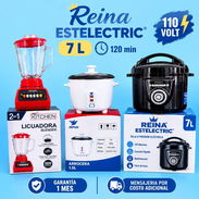 Reina ESTELECTRIC 7 L 120 min + arrocera 1.5L + Licuadora KITCHEN CRISTAL P0722-AV013 - Img 57474965