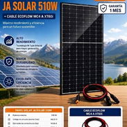 ☀️ COMBO PANEL SOLAR JA SOLAR 510W + CABLE ECOFLOW 2.5M - Img 57305755
