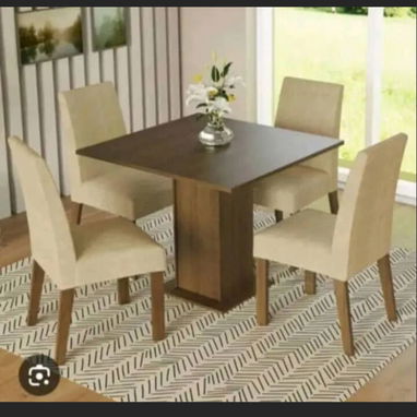juego de comedor de 4 sillas - Img 120084034