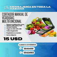 🥗 CORTADOR MANUAL DE ALIMENTOS MULTIFUNCIONAL 💲 Precio: 15 USD - Img 55100082