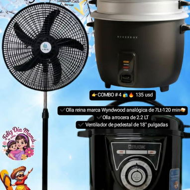 🔥 Combos desde 95usd – Olla Reina, Micro, Freidora Aire, Ventilador – 🚗 Envío Habana - Img 120779652