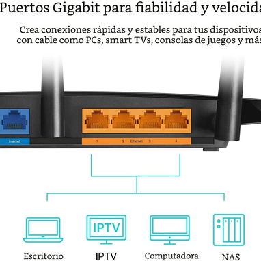 RTX /2070/ Router inalámbrico TP-Link AC1900 (Archer A8)-Router inalámbrico MU-MIMO de alta Nuevo en Caja- 63142460 - Img 123833816