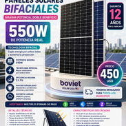 ☀️⚡ ¡DALE ENERGÍA A TU HOGAR CON LAURIMAX ENERGY! ⚡☀️  🔥 PANELES SOLARES BIFACIALES 550W 🔥 cell 54389456 - Img 56734390