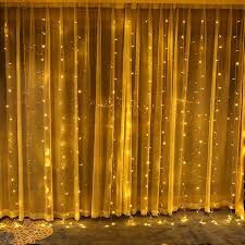 Cortina LED en amarillas - Img 75376429